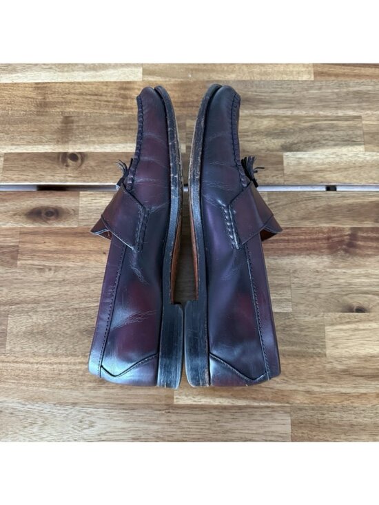 Allen Edmonds Stowe Tassel Loafer Size 10.5 D Brown Genuine Leather Made In USA main image 4